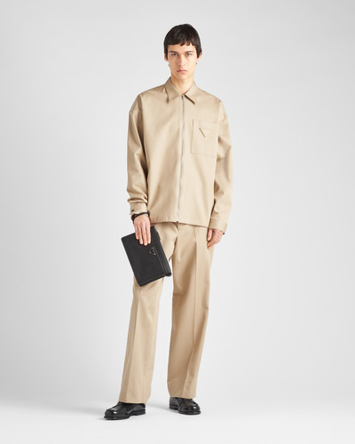 Prada Cotton shirt with zipper outlook