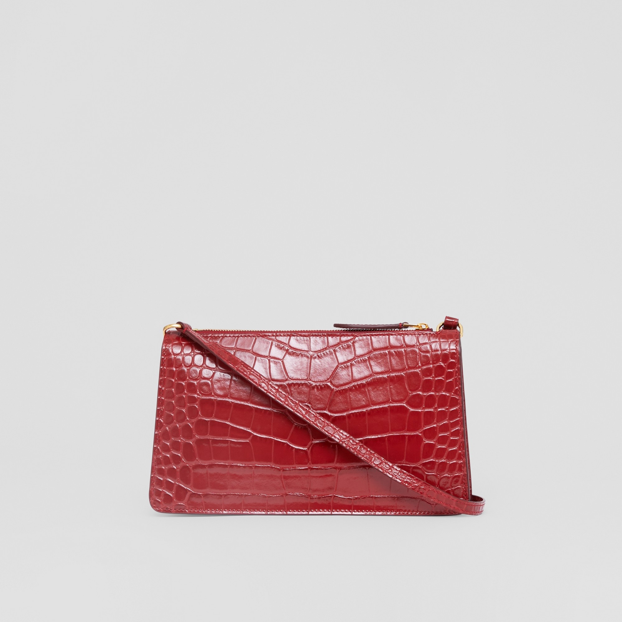 Embossed Leather TB Pouch - 8