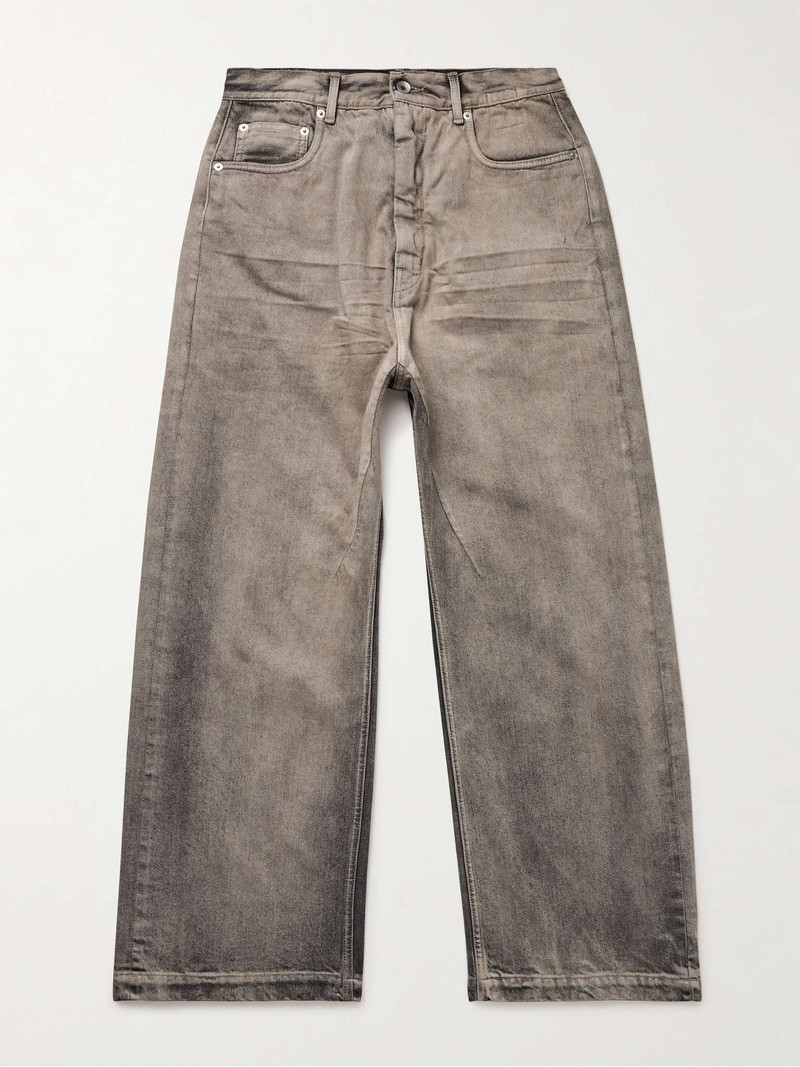 Geth Wide-Leg Distressed Jeans 1