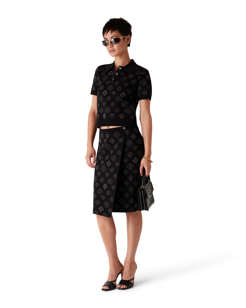 CASABLANCA Monogram Jacquard Skirt | Casablanca Paris outlook