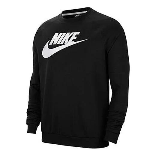 Nike Casual Sports Running Training Round Neck Black CU4474-010 - 1