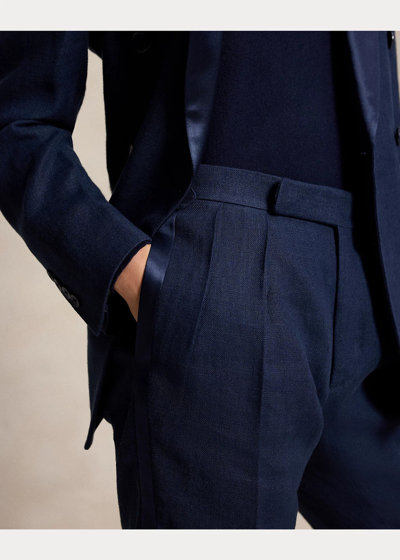 Polo Tailored Fit Linen Tuxedo 9