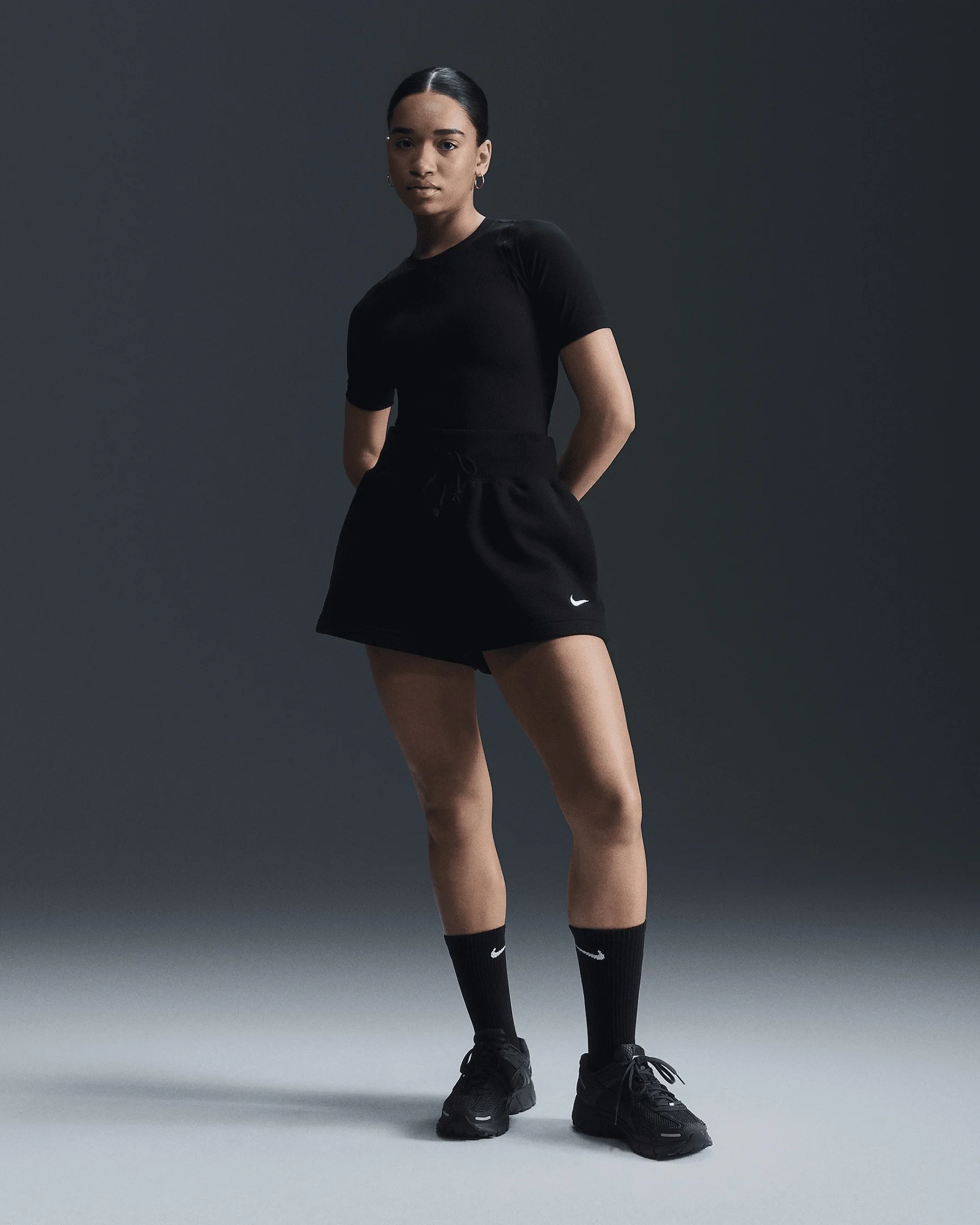 Nike Sportswear Phoenix Fleece Women's High-Waisted Loose Shorts - 1