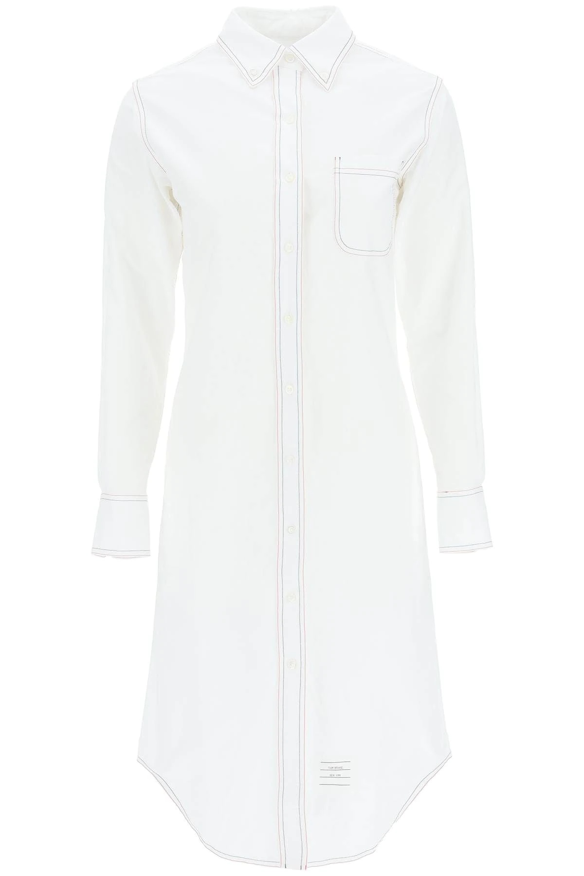 MIDI OXFORD SHIRT DRESS - 1