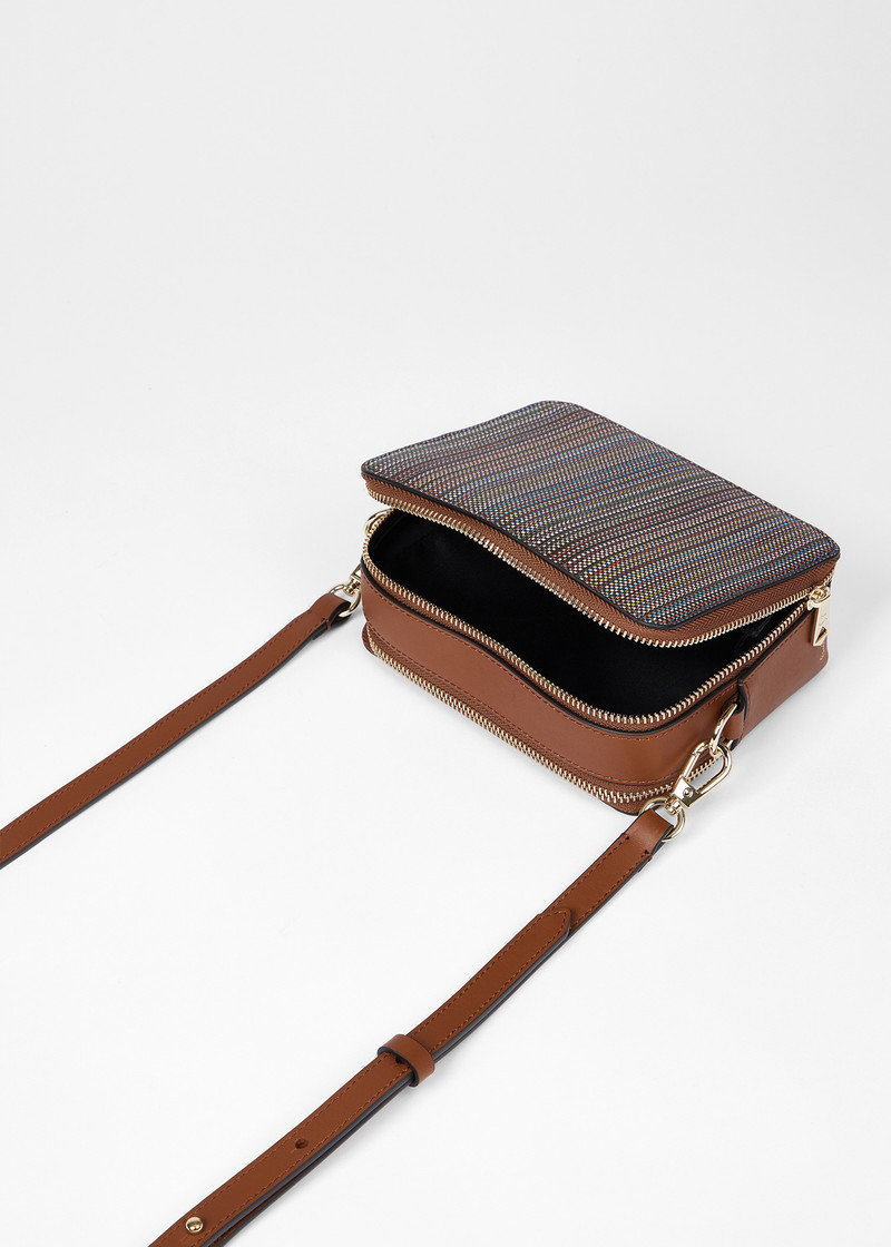 Women's 'Signature Stripe' Canvas Camera Bag 5