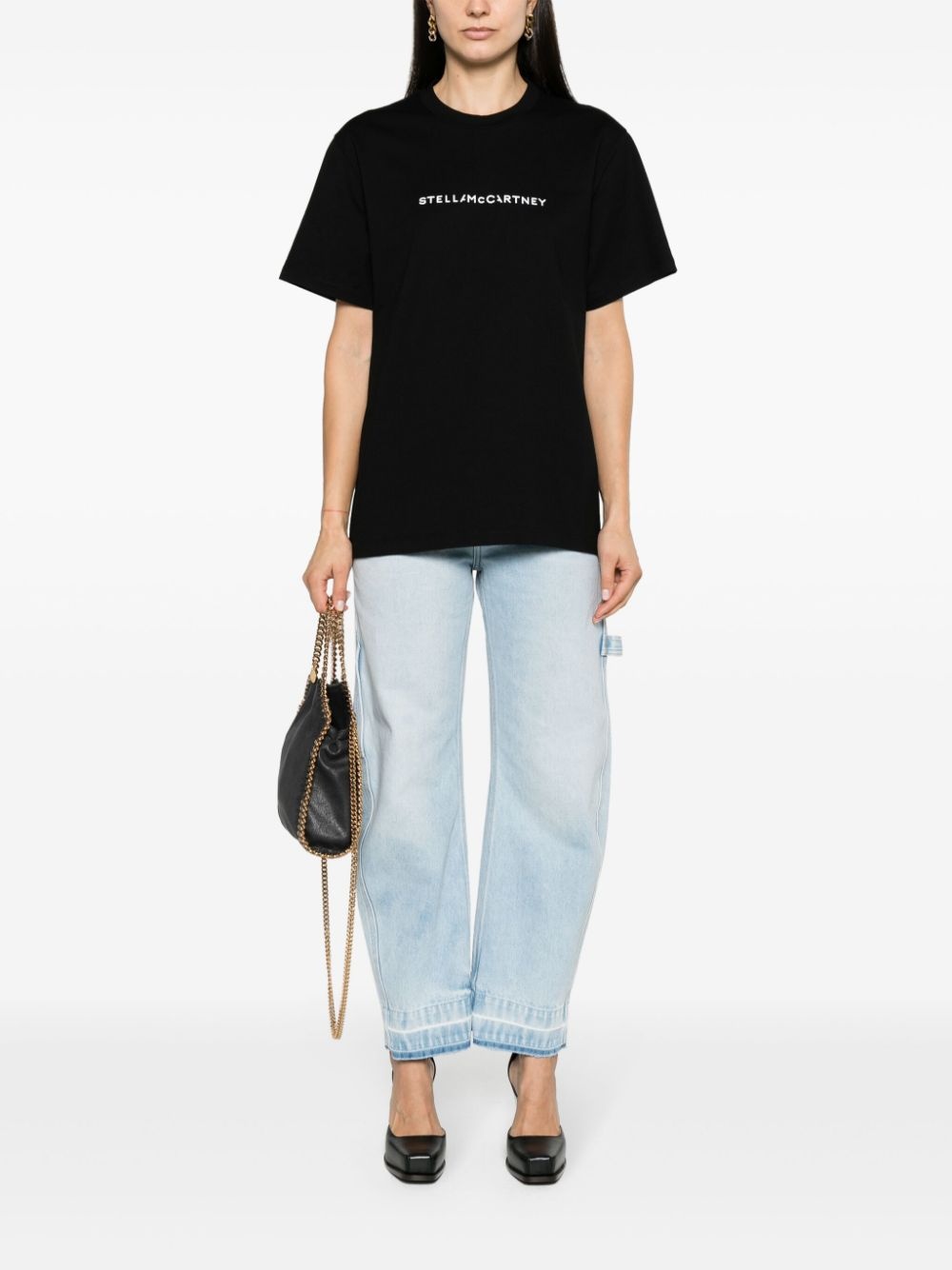 logo-print cotton T-shirt - 2