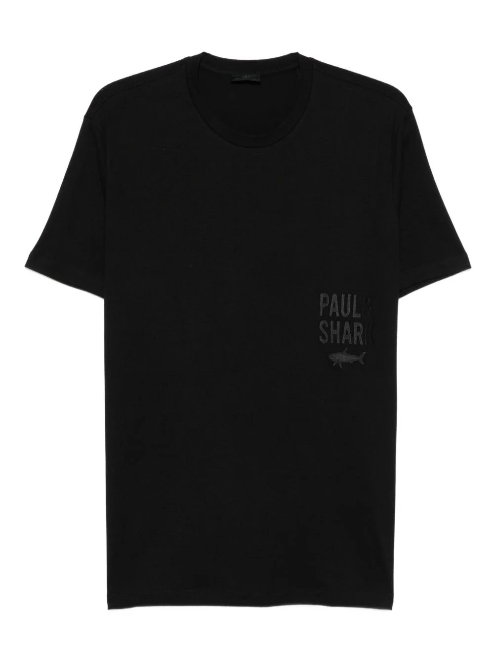 logo cotton T-shirt - 1