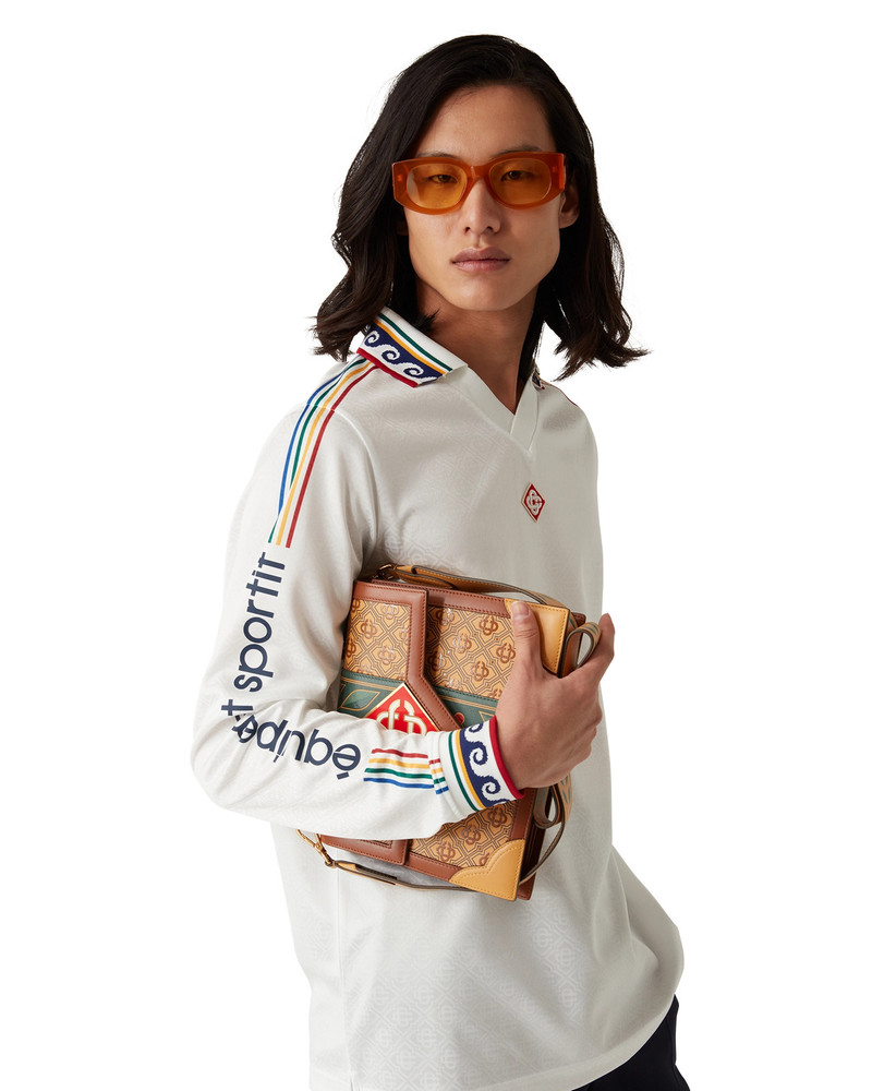 CASABLANCA Jacquard Monogram Football Shirt outlook