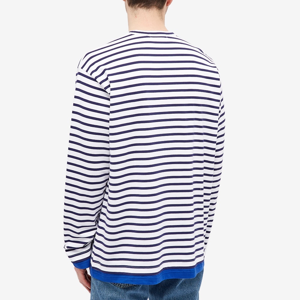 Comme Des Garcons Homme Long Sleeve Stripe Tee - 5