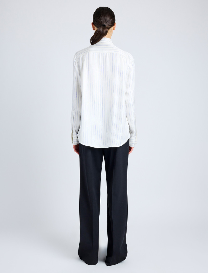 Savannah Pant in Wool Gabardine Suiting 4