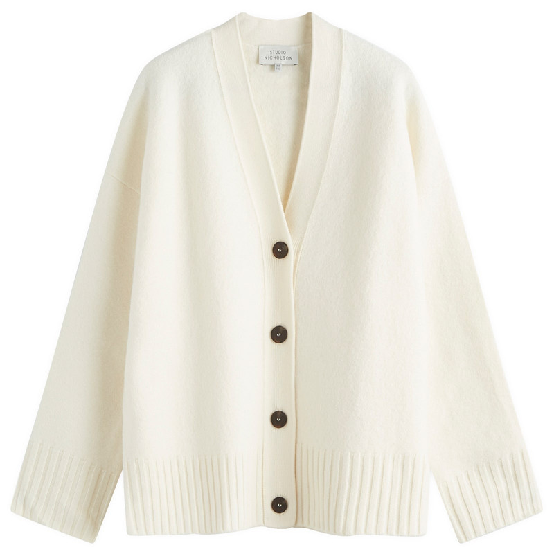 Studio Nicholson Studio Nicholson Boiled Wool Cardigan outlook