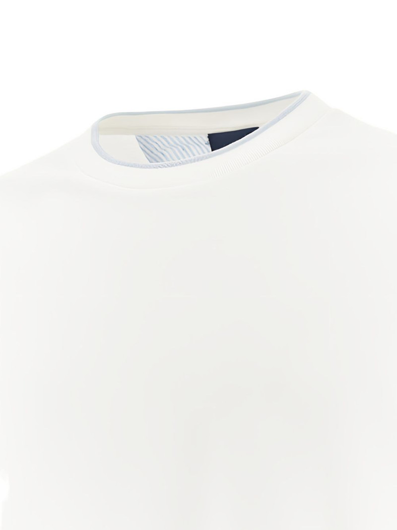 Paul & Shark shark-print cotton jersey T-shirt outlook