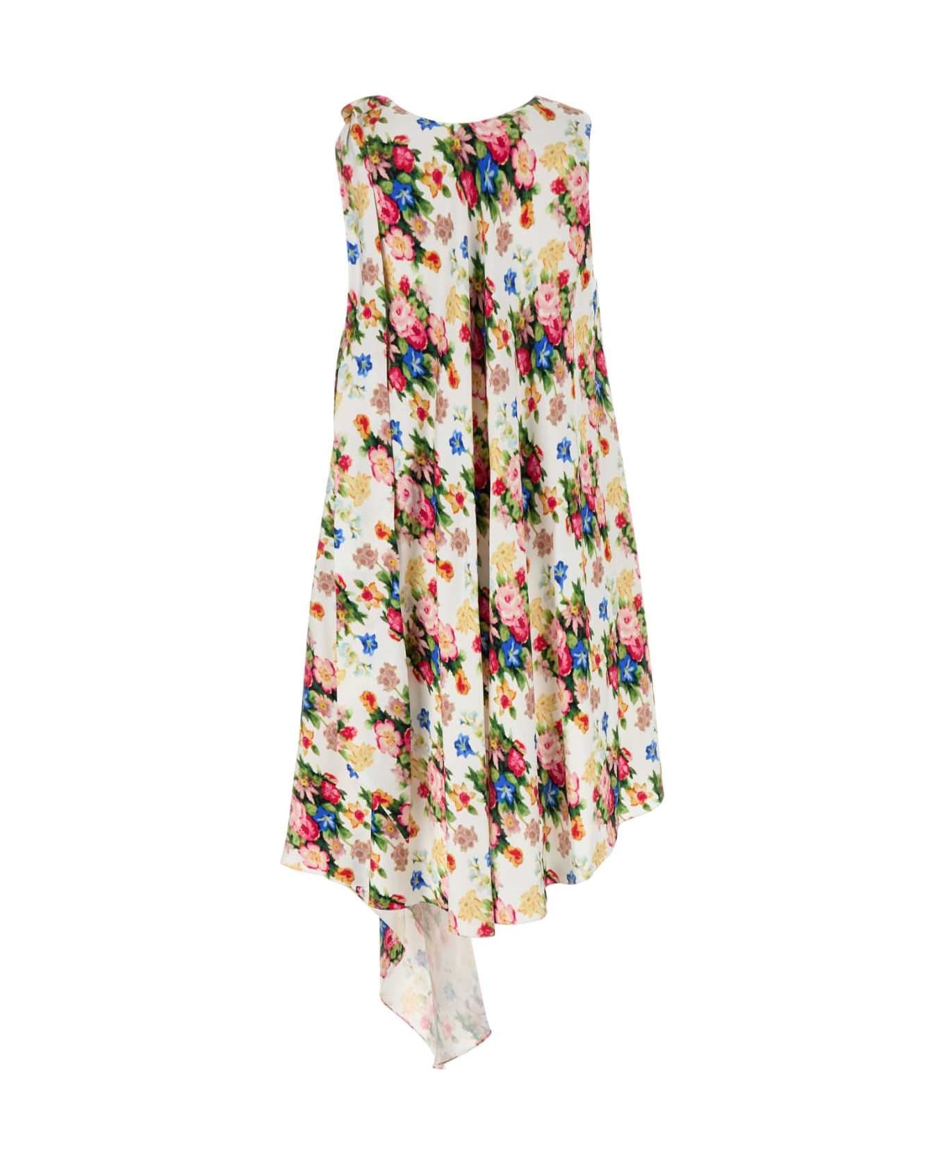 Printed Silk Dress - 2