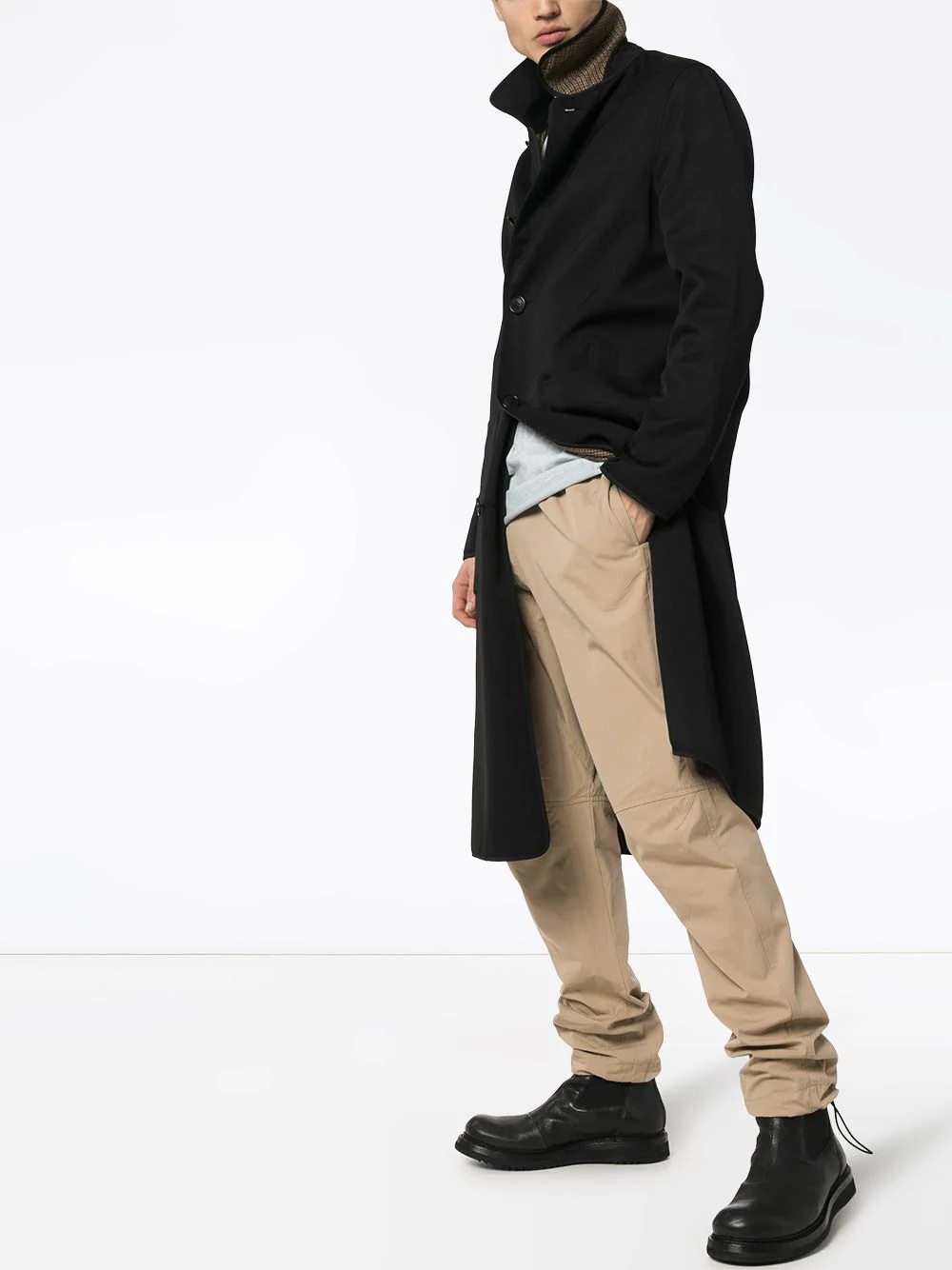 mid-rise pull-on trousers - 2