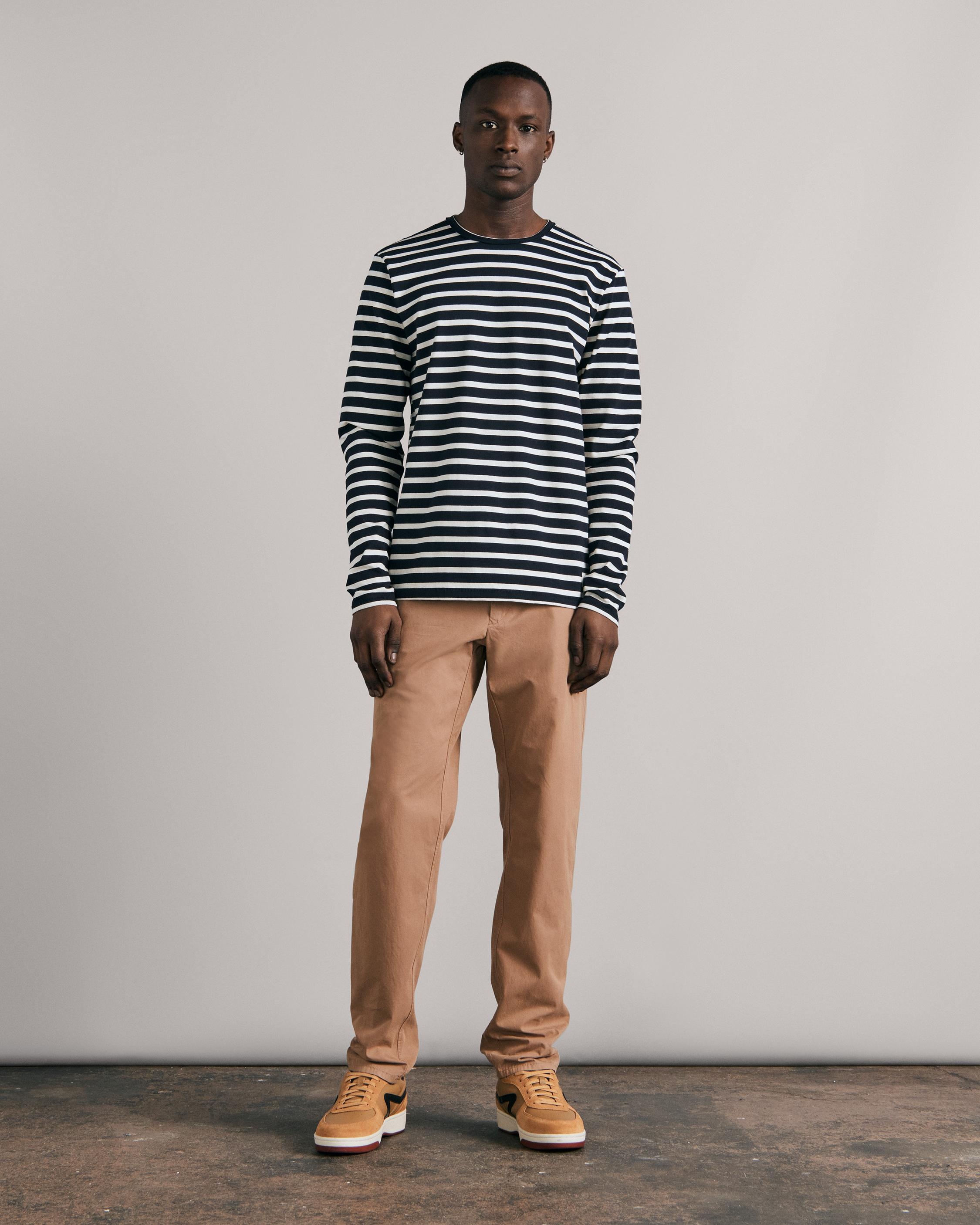 Breton Stripe Long Sleeve Tee
Cotton T-Shirt - 3