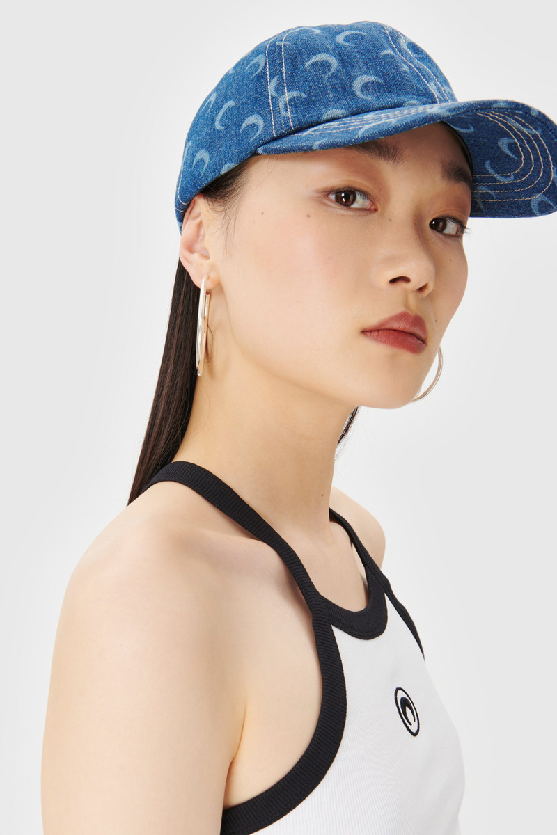 Regenerated Deadstock Denim Baseball Cap 3