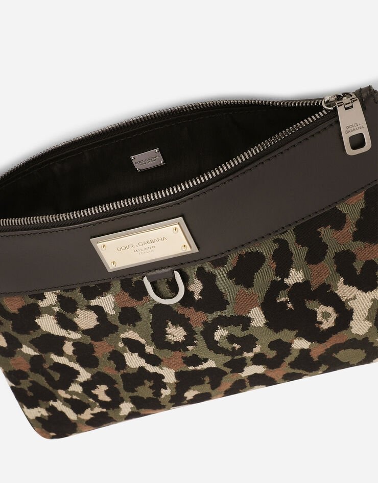 Camouflage jacquard clutch - 5