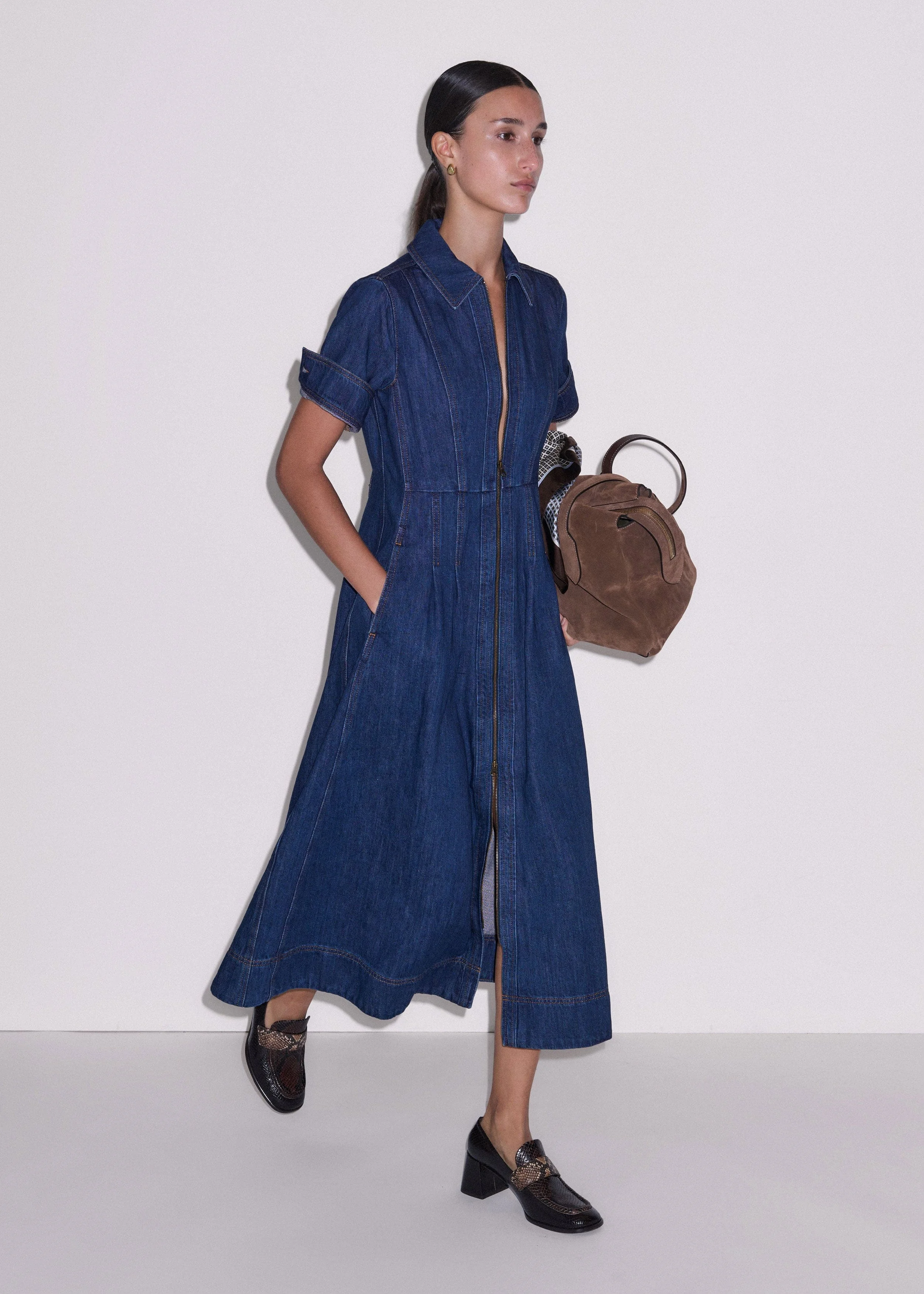Fit + Flare Midi Dress - 1