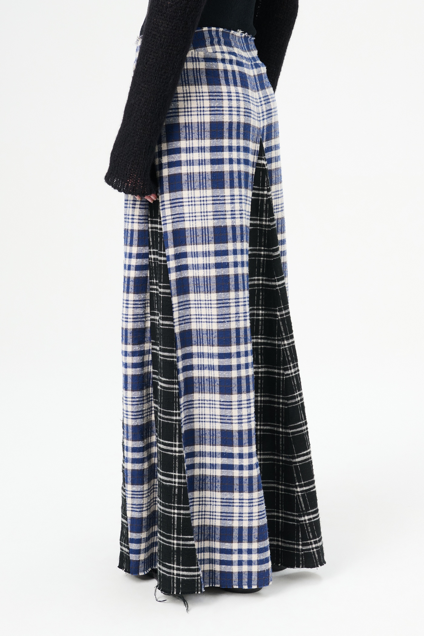 Rebel Skirt Blue and Black Coastal Flannel - 4