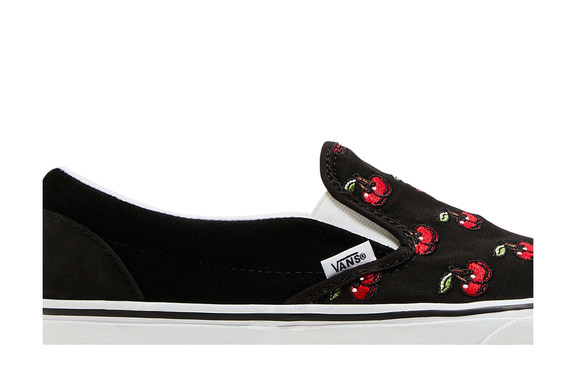 Classic Slip-On 'Cherries Black' - 2