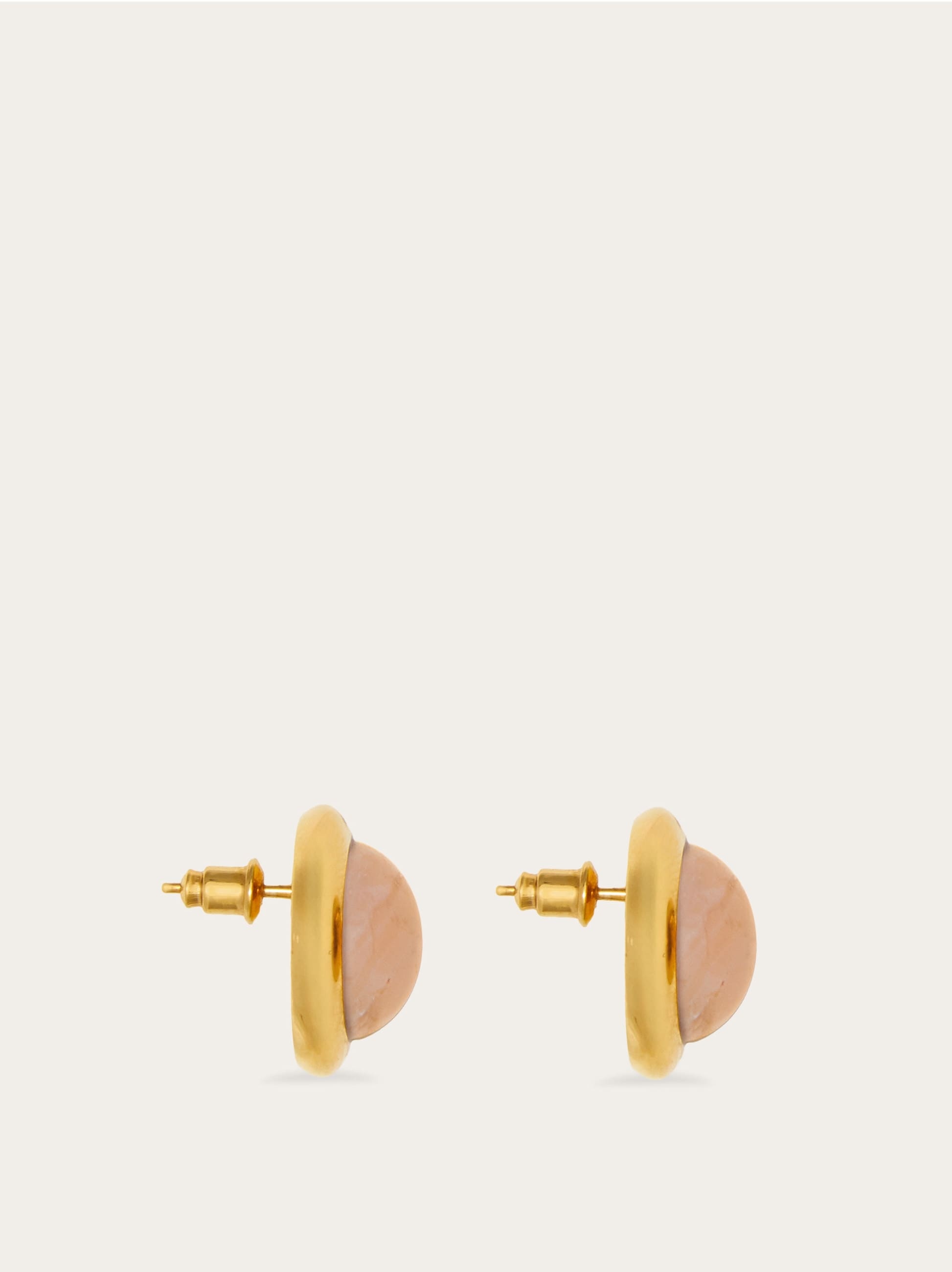 Earrings with semi-precious stone - 3