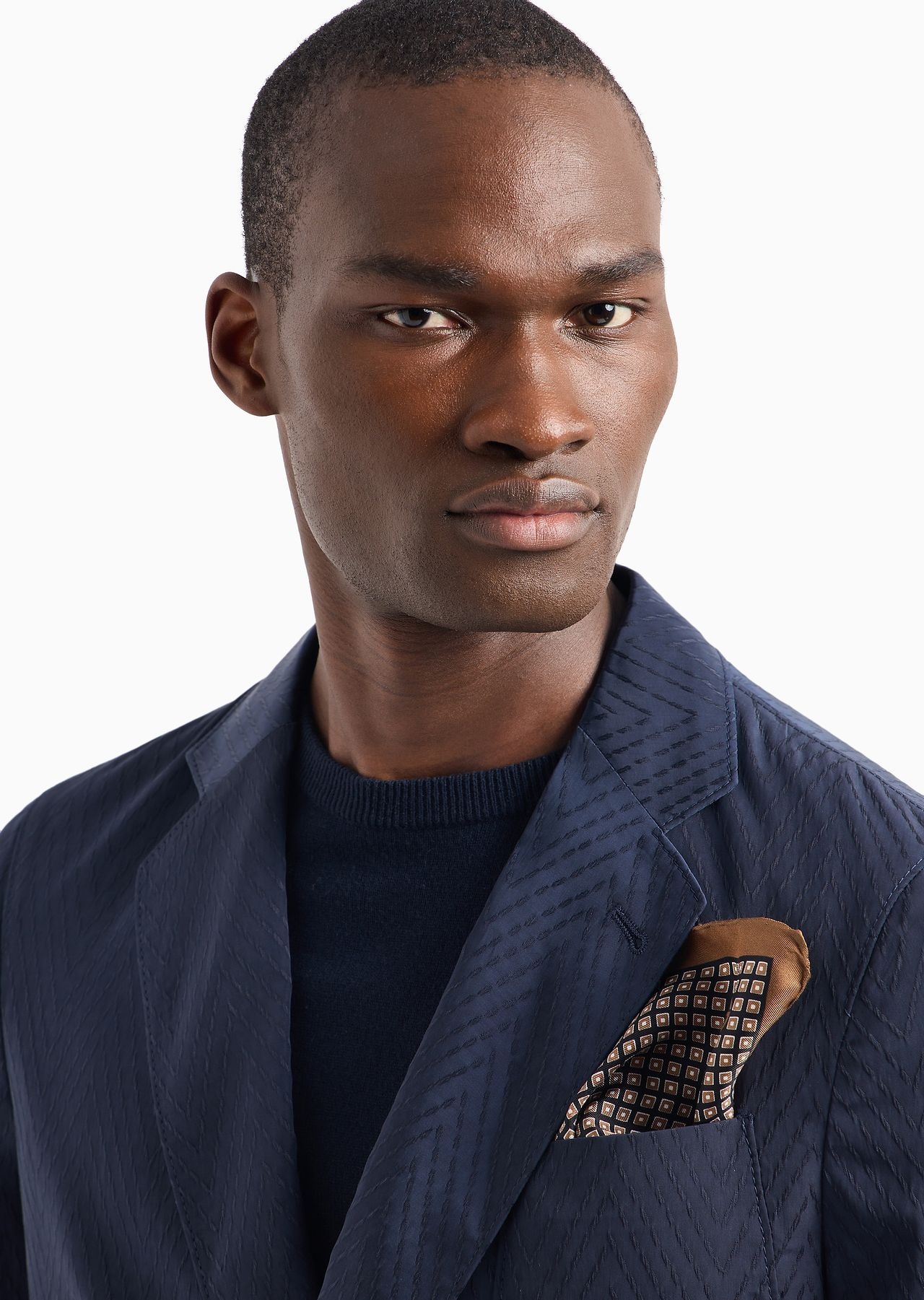 ASV printed silk pocket square - 3