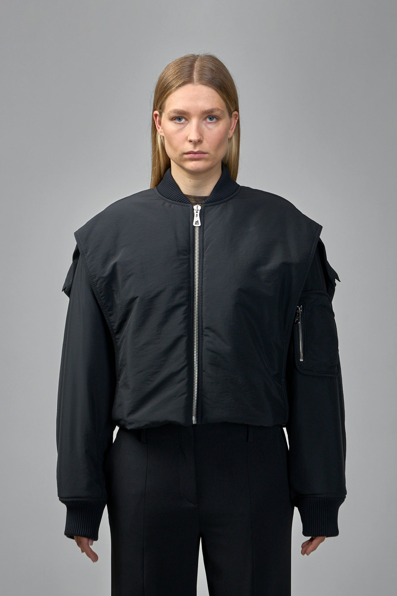 Hooded Bomber Jacket - 2