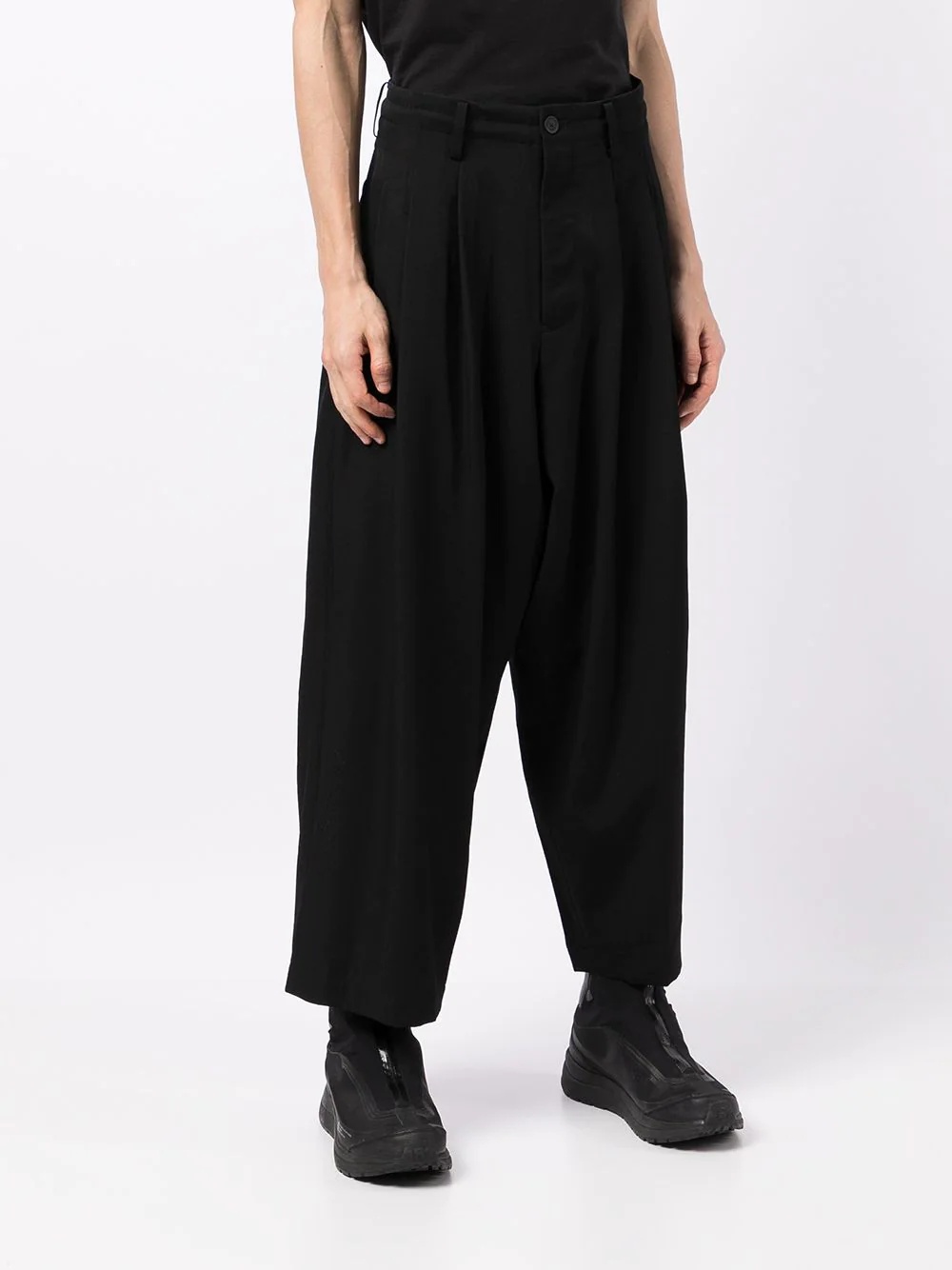 Gabardine 3Tuck Wide pants - 3