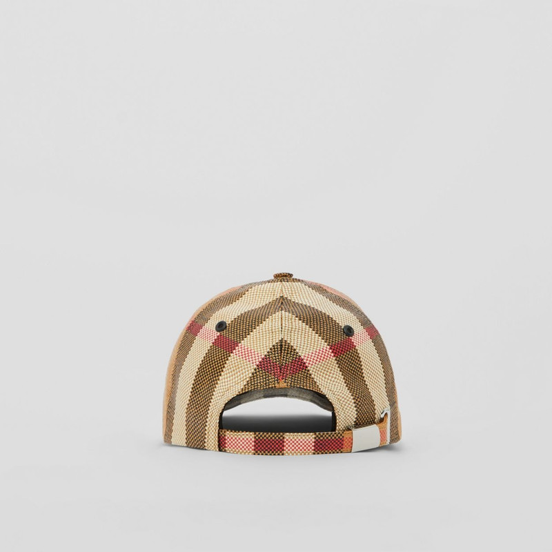 Check Nylon Baseball Cap 3