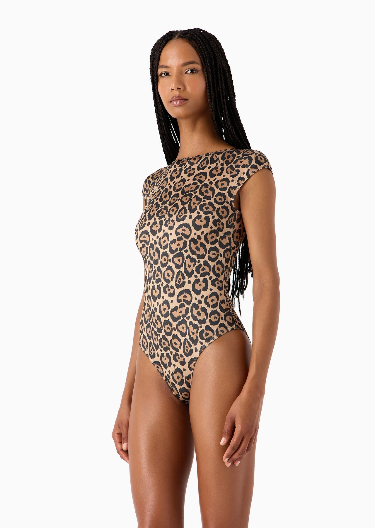 Emporio Armani Sustainability Values Capsule Collection all-over print one-piece swimsuit - 2
