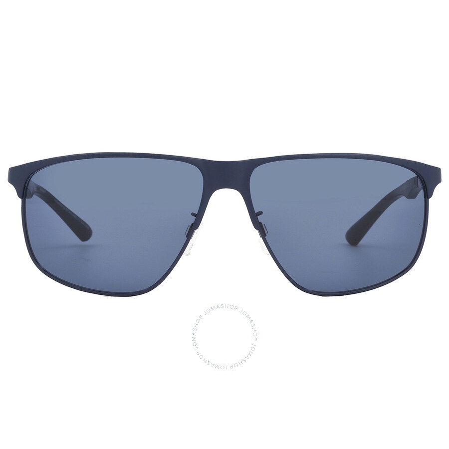 Emporio Armani Dark Blue Rectangular Men's Sunglasses EA2094 301880 60 - 1