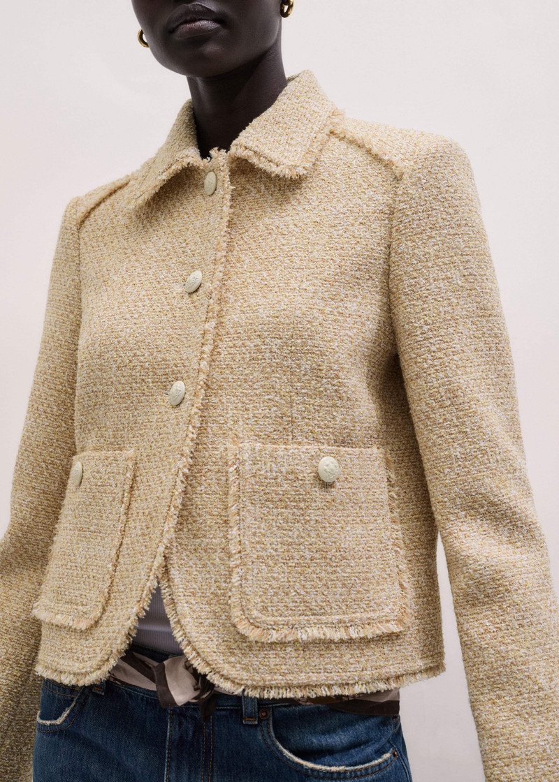 ME+EM Fringed Short Jacket outlook