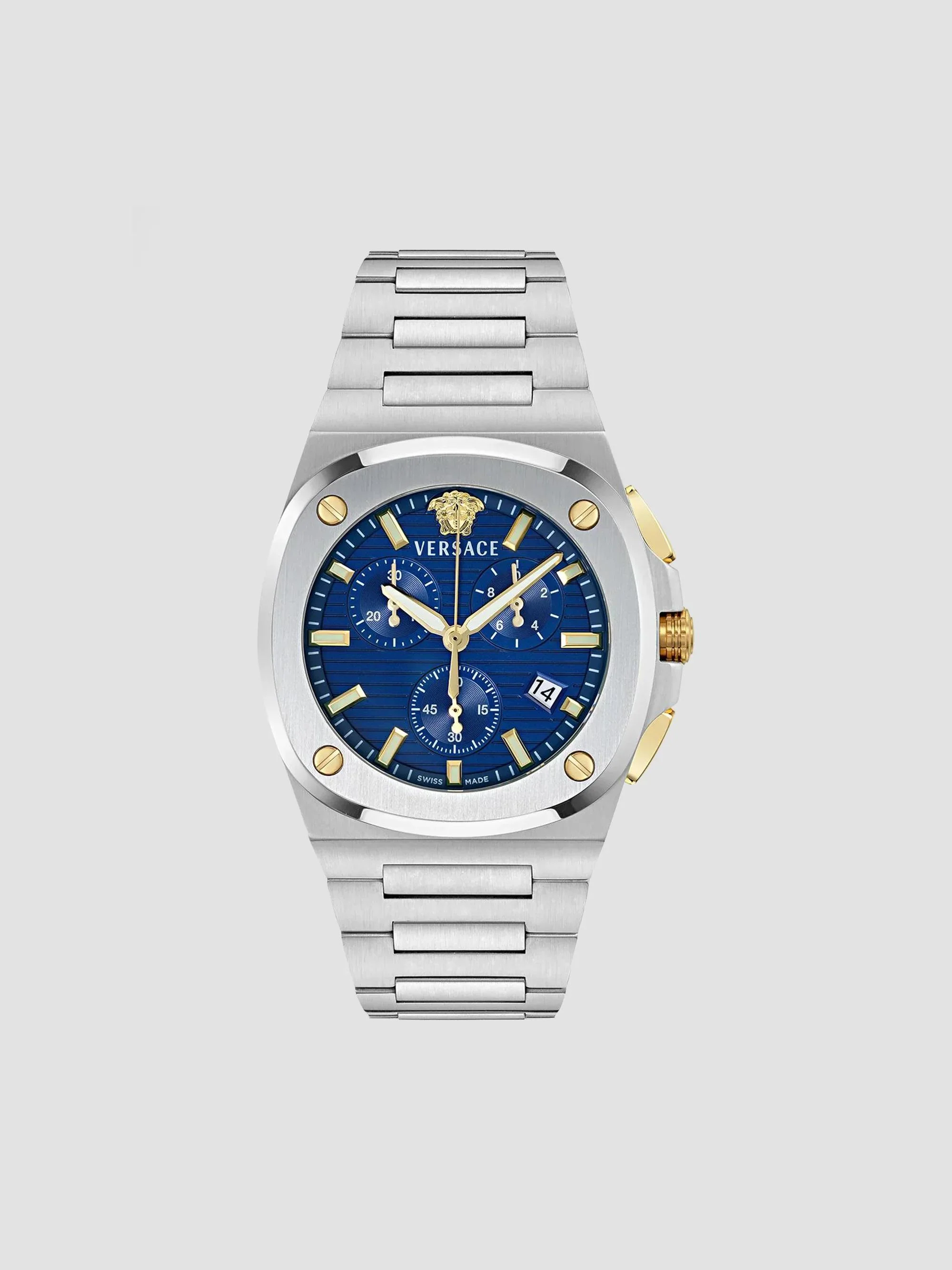 Men's Tolomeo Stainless Steel Chronograph Watch/43MM - Blue - 1