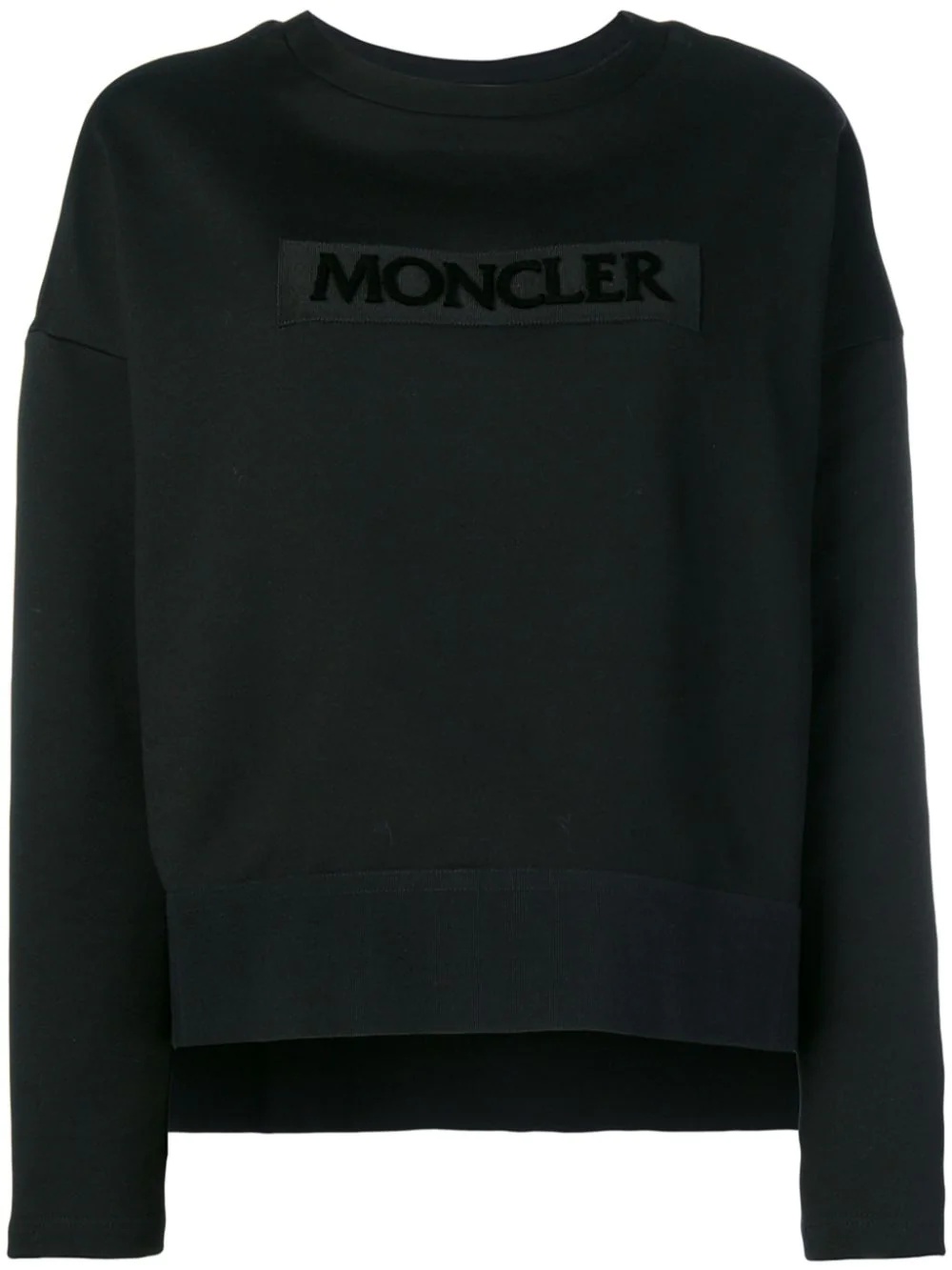 embroidered logo sweatshirt - 1