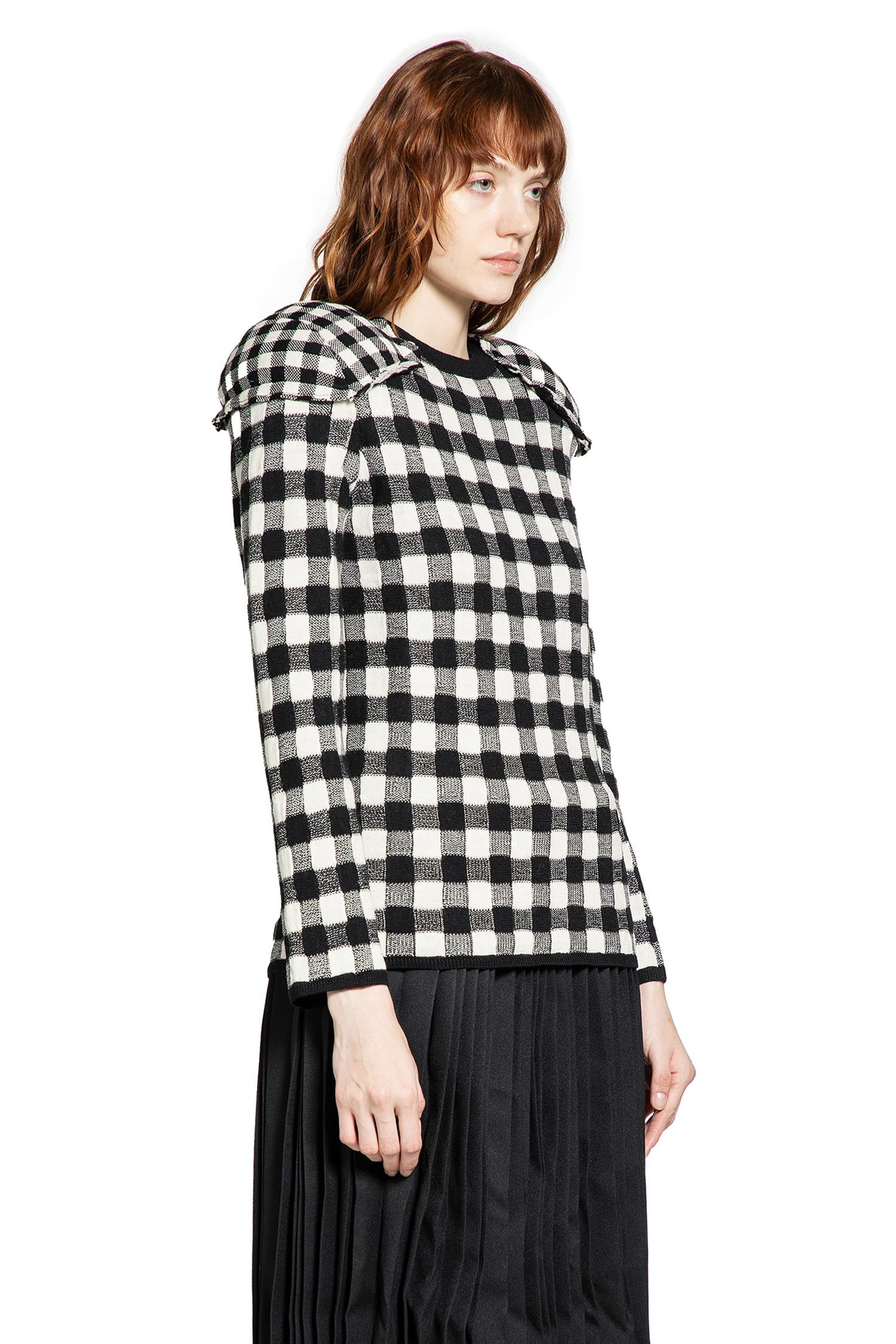 Check Wool Sweater - 2