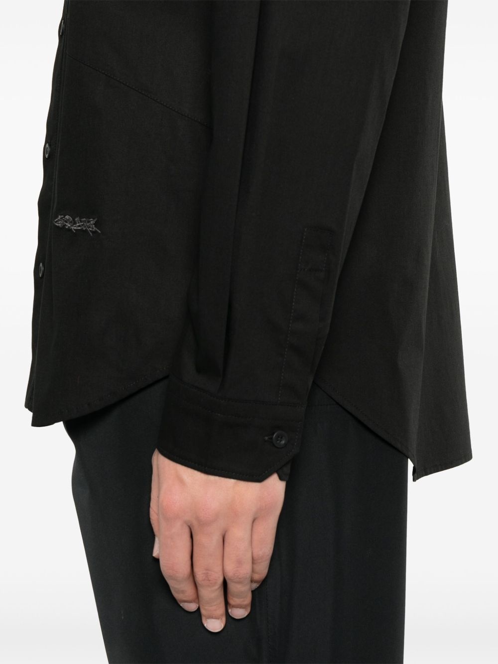 poplin hooded shirt - 5