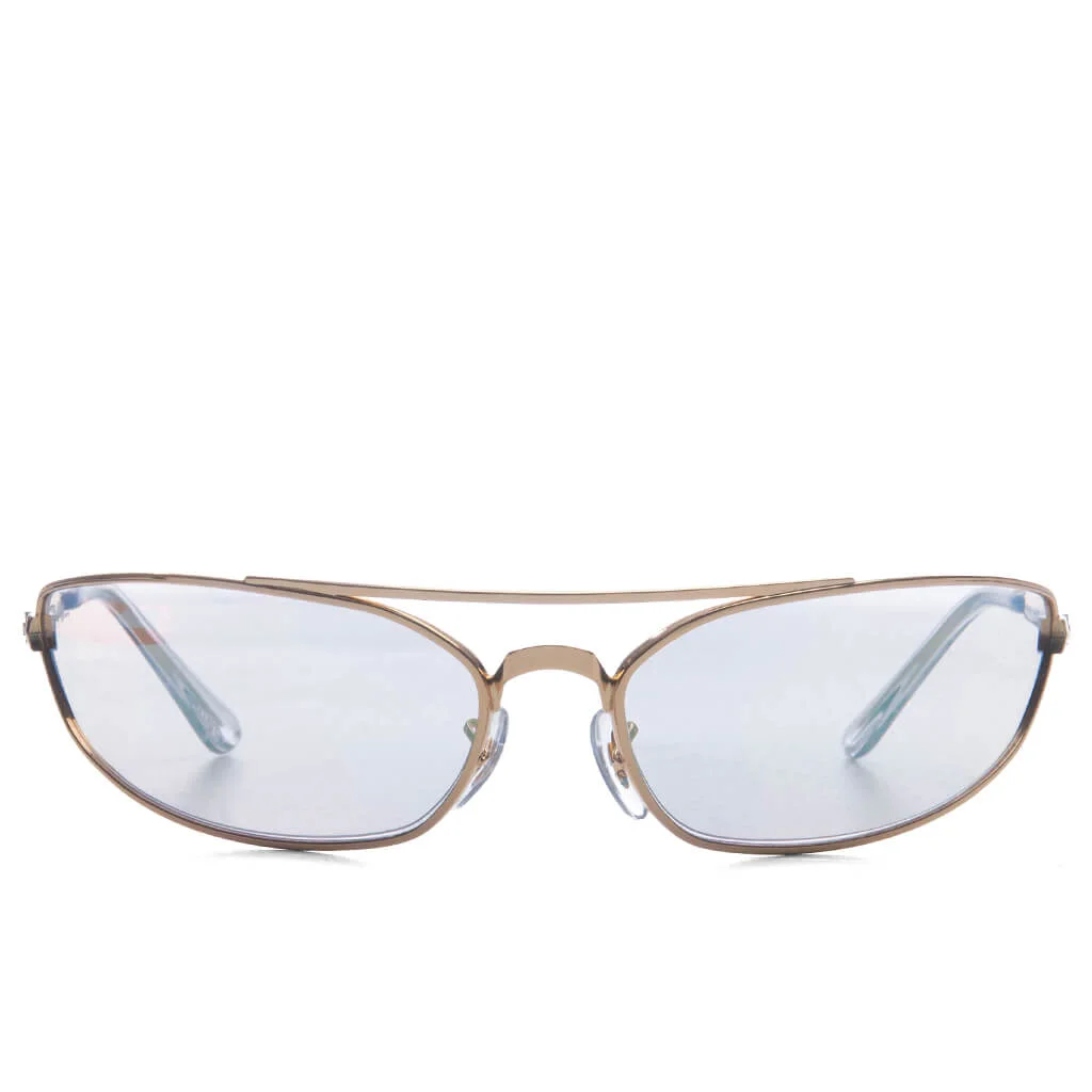 RAY-BAN X A$AP ROCKY LE MASK PINNACLE METAL - GOLD/MIRROR - 1
