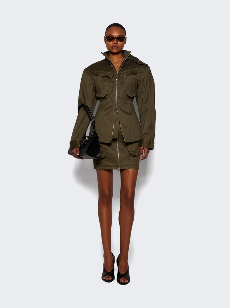Cargo Mini Skirt Khaki 5