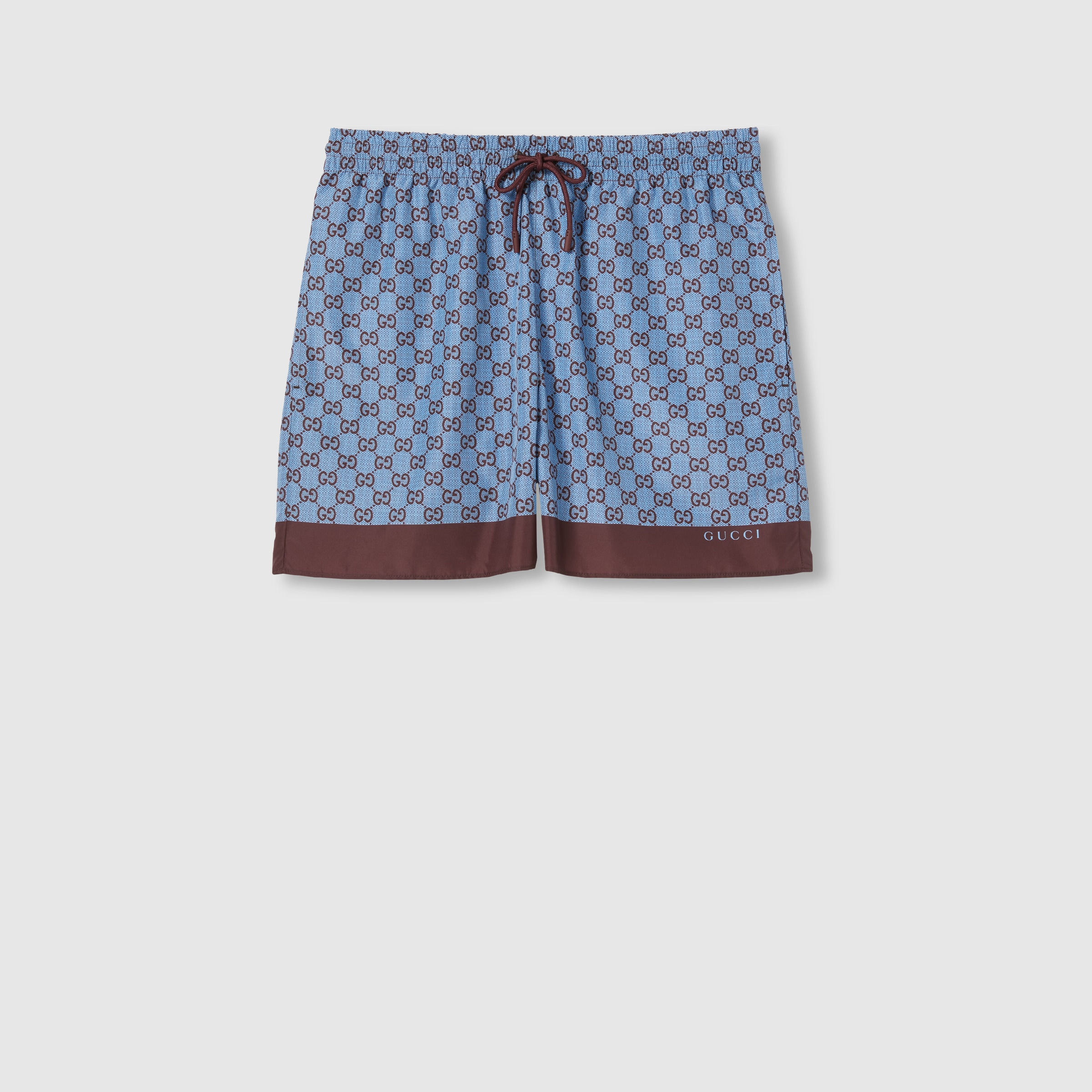 Printed poplin tech swim shorts - 1