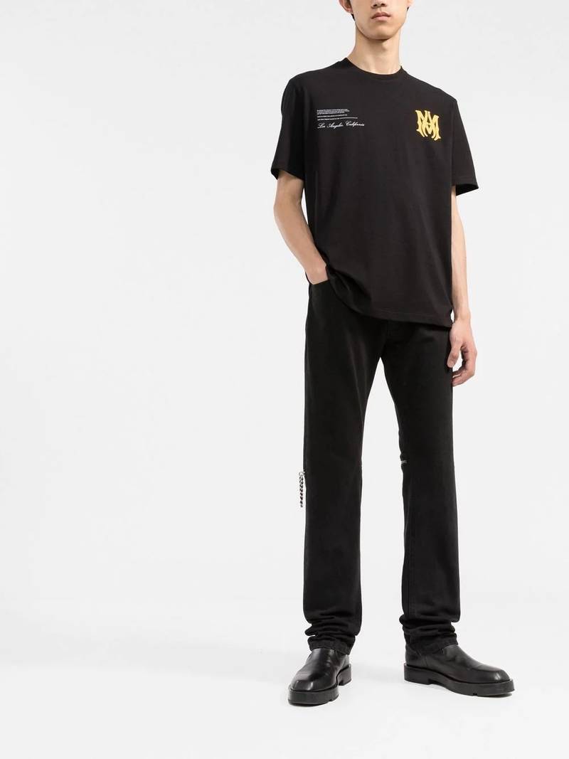 AMIRI logo-print short-sleeve T-shirt outlook
