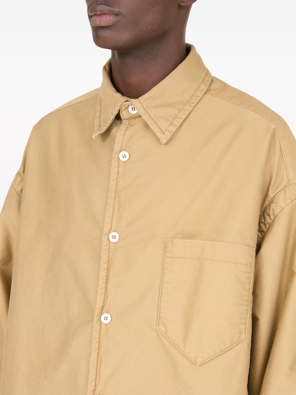 oversized design lightweight shirt - 7