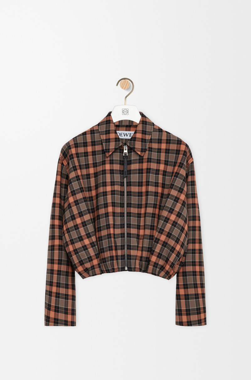 Draped jacket in wool blend 1