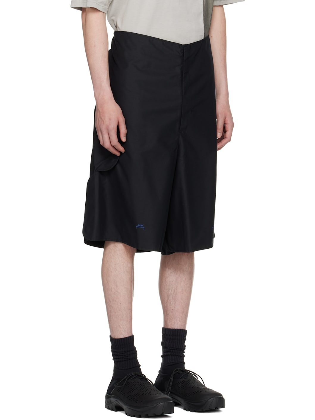 Black Form Tearaway Shorts - 2