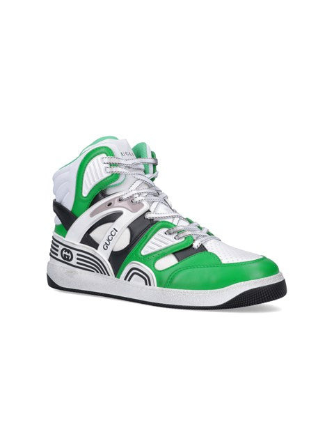 Gucci Men Basket' High Sneakers - 2