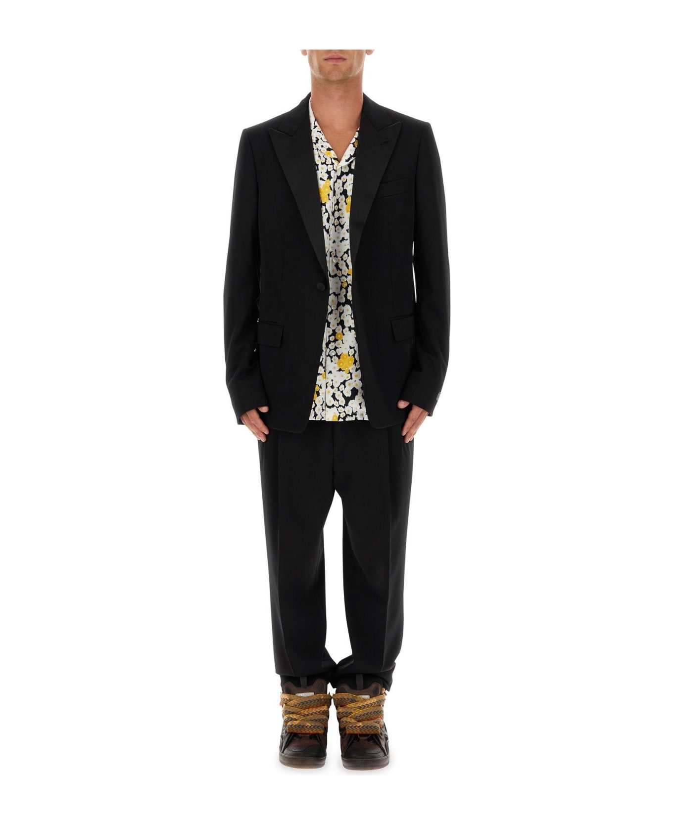 Printed Satin Shirt - 2