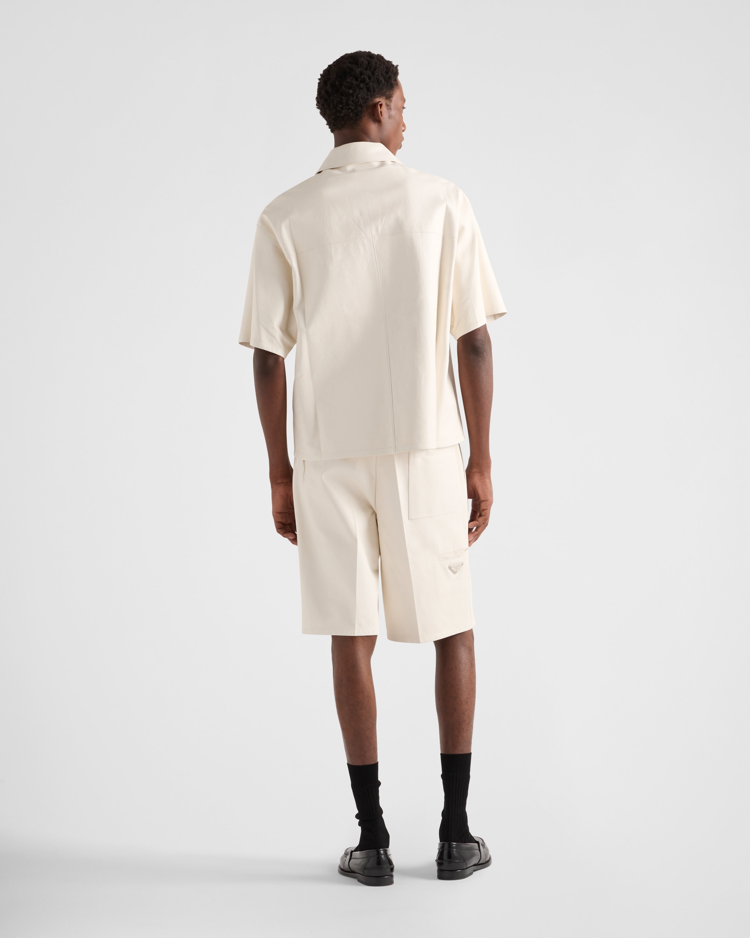 Nappa leather Bermudas - 5