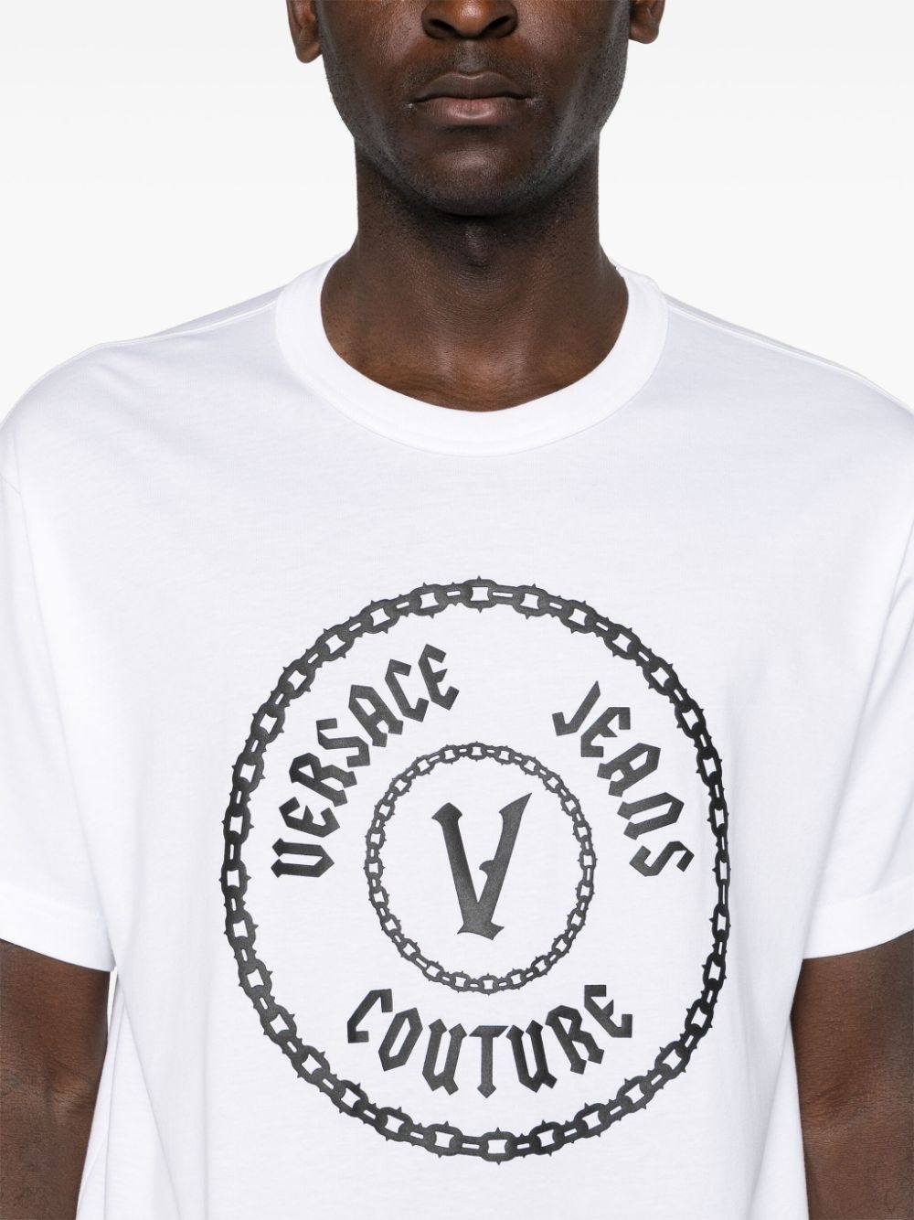 logo-print cotton T-shirt - 5