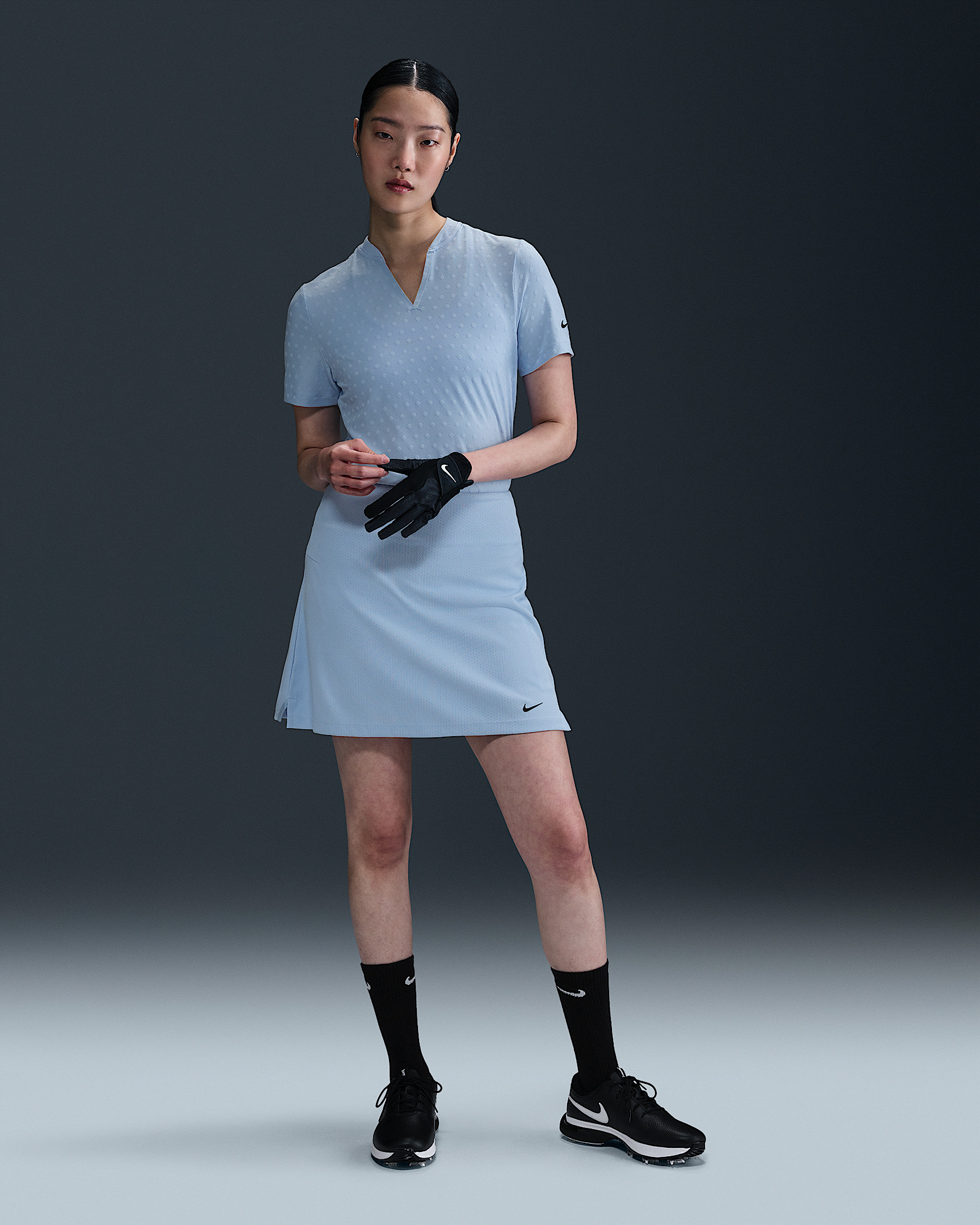 Nike Tour Women's Dri-FIT Short-Sleeve Blade Jacquard Golf Polo - 4