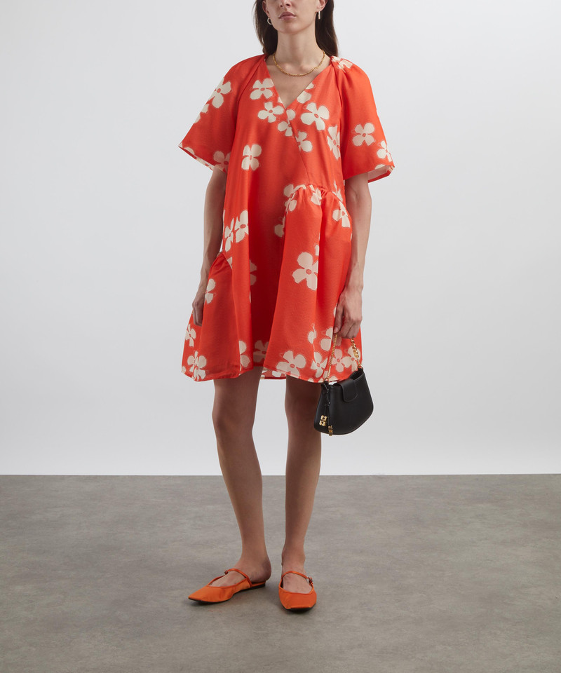 STINE GOYA Cali Ditsy Poppies Organza Dress outlook