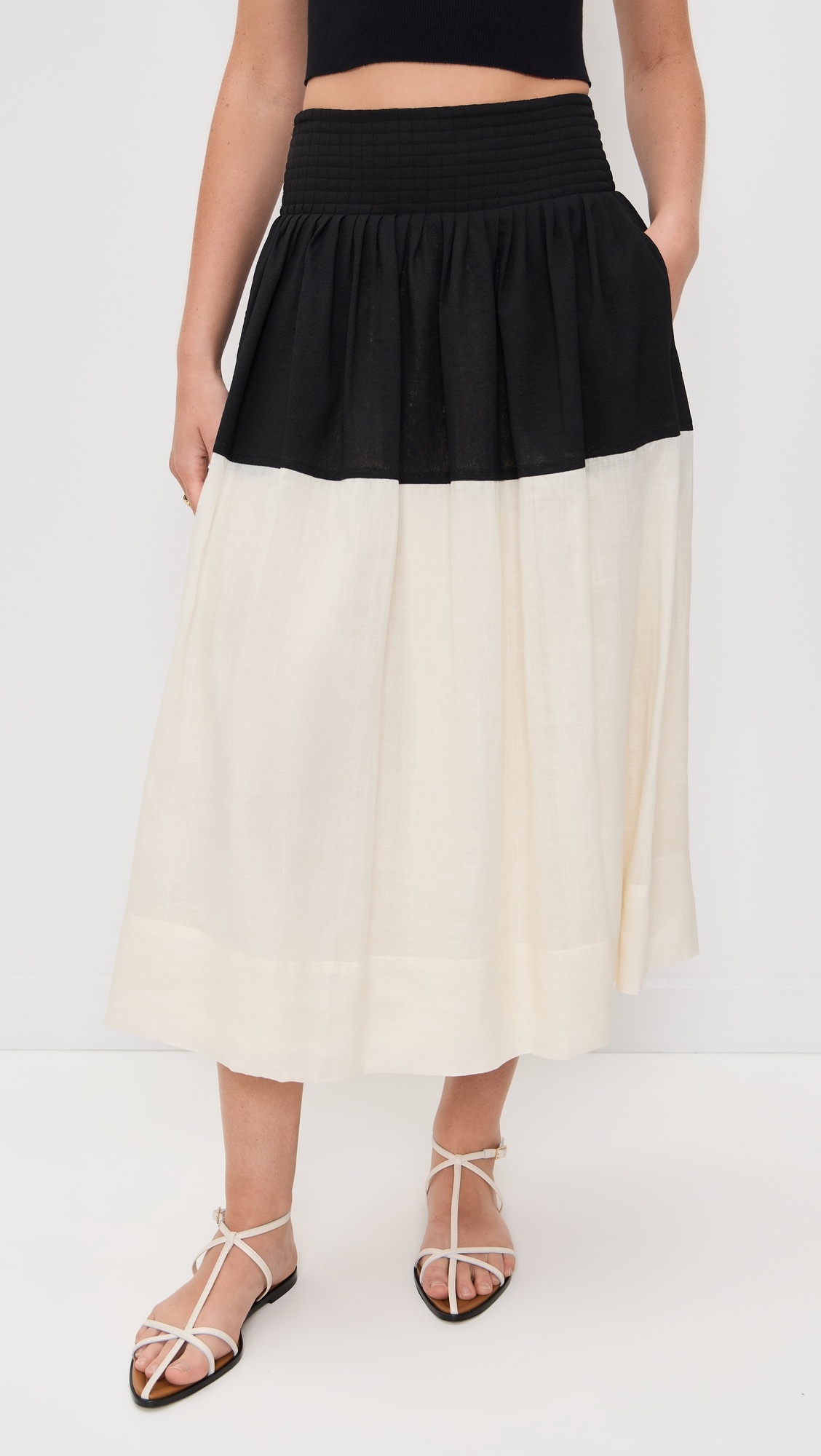 Nicola Ramie Midi Skirt - 6